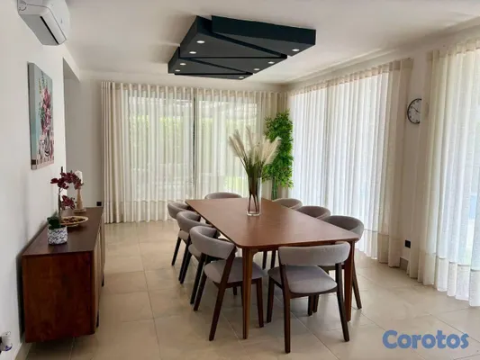 casas vacacionales y villas - Punta Cana Village: villa amueblada de 4 habitaciones con piscina 5