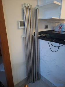 Tubos para colgar cortinas