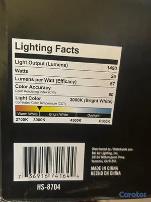 decoración y accesorios - Lámpara Colgante LED - NUEVA SIN USAR 2