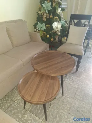muebles y colchones - Juego de dos mesas de centro  3
