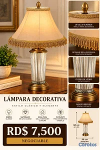 LÁMPARA DECORATIVA -  (NEGOCIABLE)