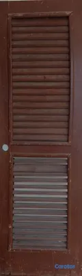 decoración y accesorios - VENDO PUERTA DE CAOBA CENTENARIA. 3