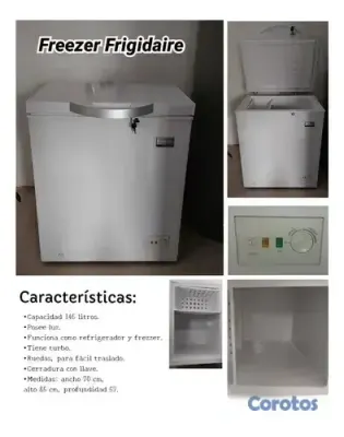 electrodomesticos - Freezer Horizontal Frigidaire 3 pies - Como nuevo 2