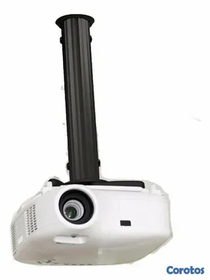computadoras y laptops - SOPORTE PARA PROYECTOR KLIPX NEGRA DE TECHO 230MM, SOPORTA HASTA 10KG (22LBS)  2