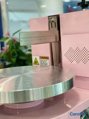 equipos profesionales - Maquina de recubrimiento giratoria decoradora de bizcochos pasteles tartas 10