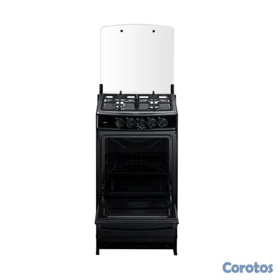 cocina - Estufa Indurama Canela 4 hornillas negra 20 pulgadas 10