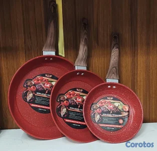  SET DE SARTENES ANTIADHERENTES – 3 PIEZAS
