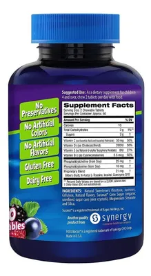 Salud y Equipamiento Médico - Focus Factor Kids Super Fuerte Vitaminas Para La Memoria 120 3