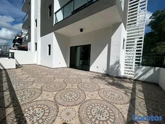 apartamentos - Apartamento en Alquiler en Mirador Sur Con terraza 3 habitaciones 3.5 baños 2 P 4
