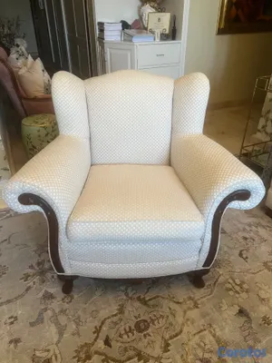 muebles y colchones - Butacón Clásico con Detalles en Madera 2