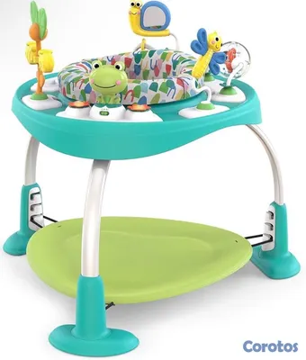 juguetes - Saltador con centro de actividades 2en1 ymesa BounceBounceBaby-Estanque jugueton 2