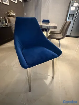 muebles y colchones - juego de comedor de 6 sillas  5