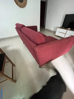 muebles y colchones - Mueble rojo sofá IKEA  4