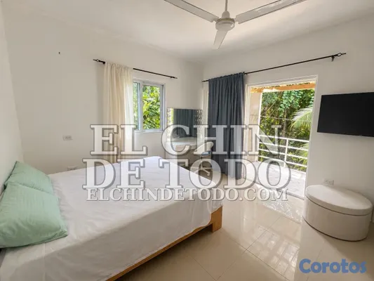 casas vacacionales y villas - Casa con 2 viviendas independientes en Las Terrenas, 6 hab, 800 m² 9