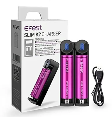 accesorios para electronica - Cargador para 2 Baterias Li-Ion USB para 18650/18350/16340/26650/14500 vaper 2