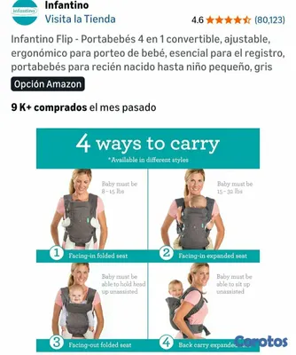 accesorios - Cargurera o portabebe  2
