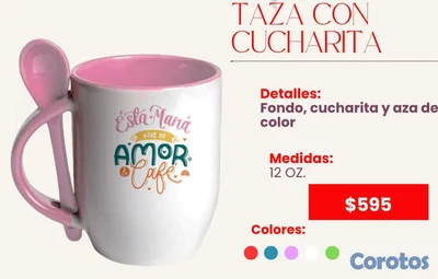 Taza con cuchara