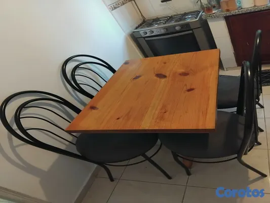 muebles y colchones - Juego de comedor/ mesa de comedor y 4 sillas 3
