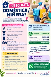 Doméstica /Niñera 