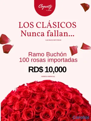 herramientas, jardines y exterior - Ramo Buchón de 100 Rosas Importadas - Oferta de No 2