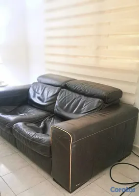 muebles y colchones - MUEBLE PIEL MARRON ILUMEL 2