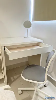 muebles y colchones - Set de escritorio/tocador con silla giratoria 2