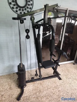Artículos Deportivos - máquina de ejercicios multifuncional con 150 libras  4