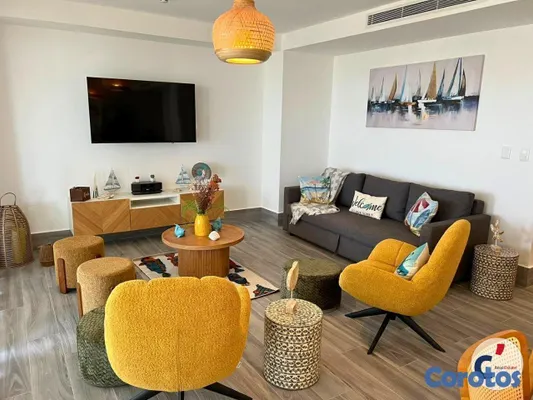 apartamentos - Acogedor Apartamento de 2 Habitaciones con Vista a 10