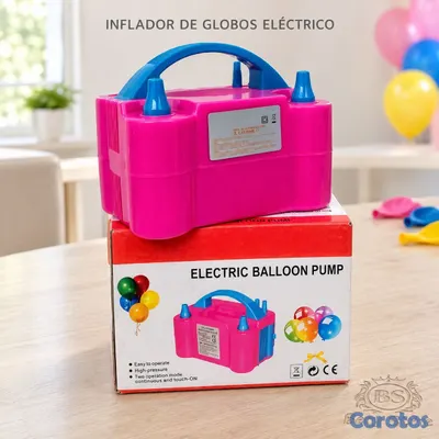 decoración y accesorios - Inflador Eléctrico de Globos, Ideal para Cumpleaños y Eventos | Máquina Globos.  4