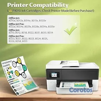 impresoras y scanners - 🖨️🔥 ¡PACK DE TINTAS HP 910XL COMPATIBLES! | OfficeJet Pro 8015, 8025 etc 🎨 2