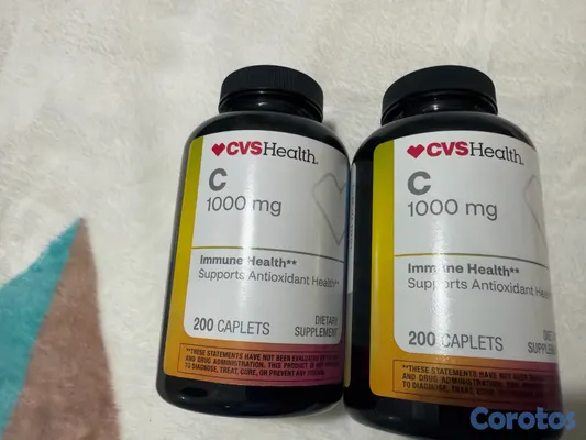 Salud y Equipamiento Médico - vitaminas C 1000 mg
200 tabletas importada de estados unidos  2