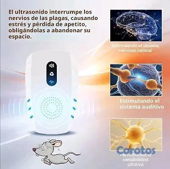 herramientas, jardines y exterior - 🪳🔥 ¡REPELENTE ULTRASÓNICO DE PLAGAS! Ratones + Cucarachas + etc Para Hogar 🏠 7