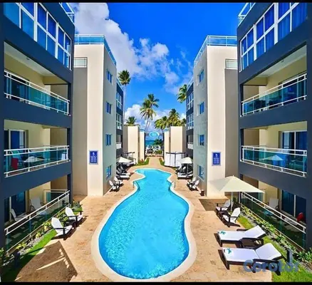 apartamentos - Hermoso Apartamento  a 30 metros de la Playa en el Cortesito Bávaro  2