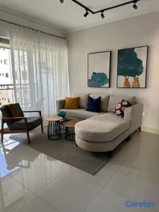 Apartamento en Venta US$350,000 y Renta US$2,000 2 Hab + Estudio Naco Piso Alto