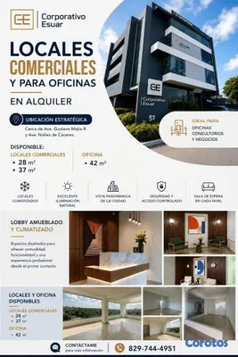 oficinas y locales comerciales - La Castellana
Corportarivo Esuar te ofrece  Locales Comerciales y para oficinas 8