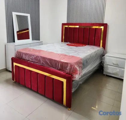muebles y colchones - Juego de habitación diferente colores en oferta 6