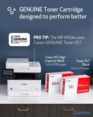 impresoras y scanners - MULTIFUNCIONAL LASER CANON imageCLASS MF445dwCOPIAESCANERIMPRESORA BLANCO Y NEGR 2