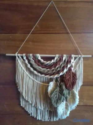 decoración y accesorios - Paneles o tapices en macrame 8
