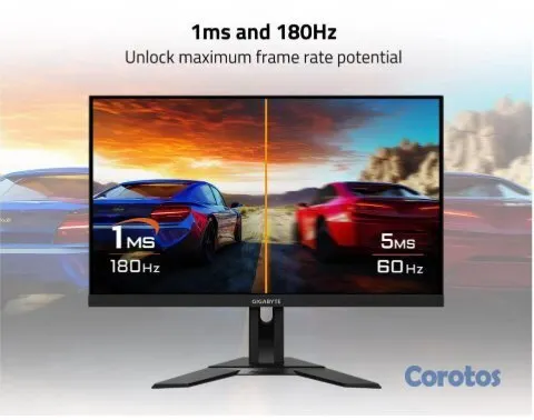 computadoras y laptops - Monitor Gamer GIGABYTE G27F 27″, 144Hz, IPS Full H 2