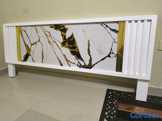 muebles y colchones - Espaldares en Hierro Galvanizado, modernos contemporáneos 60 pulgadas. 4