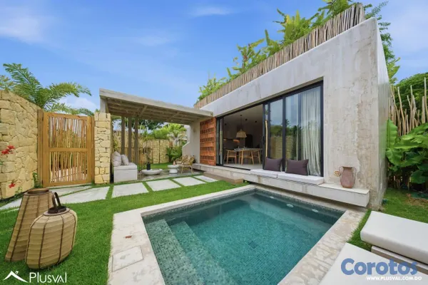 casas - Casa a pasos del mar de 2 habitaciones con piscina privada en Terrenas 9