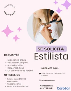 Se Busca Peluquera Completa
