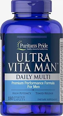 Salud y Equipamiento Médico - Puritans Pride Ultra Vita Man Time Release, 180 Unidades 2