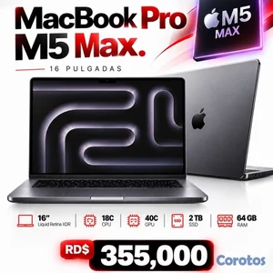 MACBOOK PRO M5 MAX 16" 2TB 64GB OFERTA