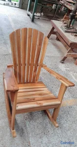 Mecedoras rústicas en madera