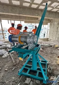Guinche eléctrico de 1 toneladas 60 metros de cables 220V