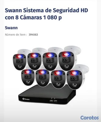 camaras y audio - SET DE CÁMARA HD SWAN  8 CÁMARAS  3