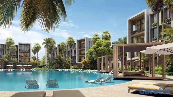 apartamentos - Venta de apartamentos en Juan Dolio con piscinas tipo playa y clubes privados 4