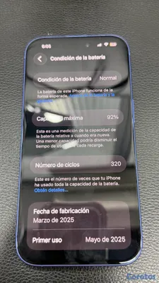 celulares y tabletas - iPhone 16 normal factory 128gb  7