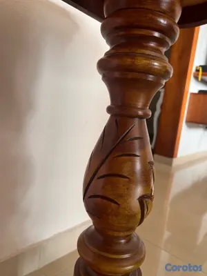 decoración y accesorios - Repisa de caoba maciza tallada – Excelente pieza 3